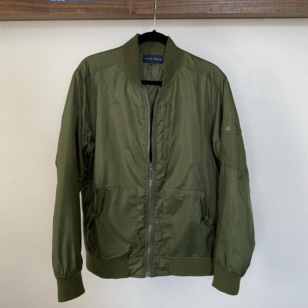 Men’s Five Four Utility Bomber Jacket Size Medium